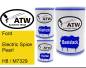 Preview: Ford, Electric Spice Pearl, H8 / M7329: 500ml Lackdose + 500ml Klarlack + 250ml Härter - Set, von ATW Autoteile West.